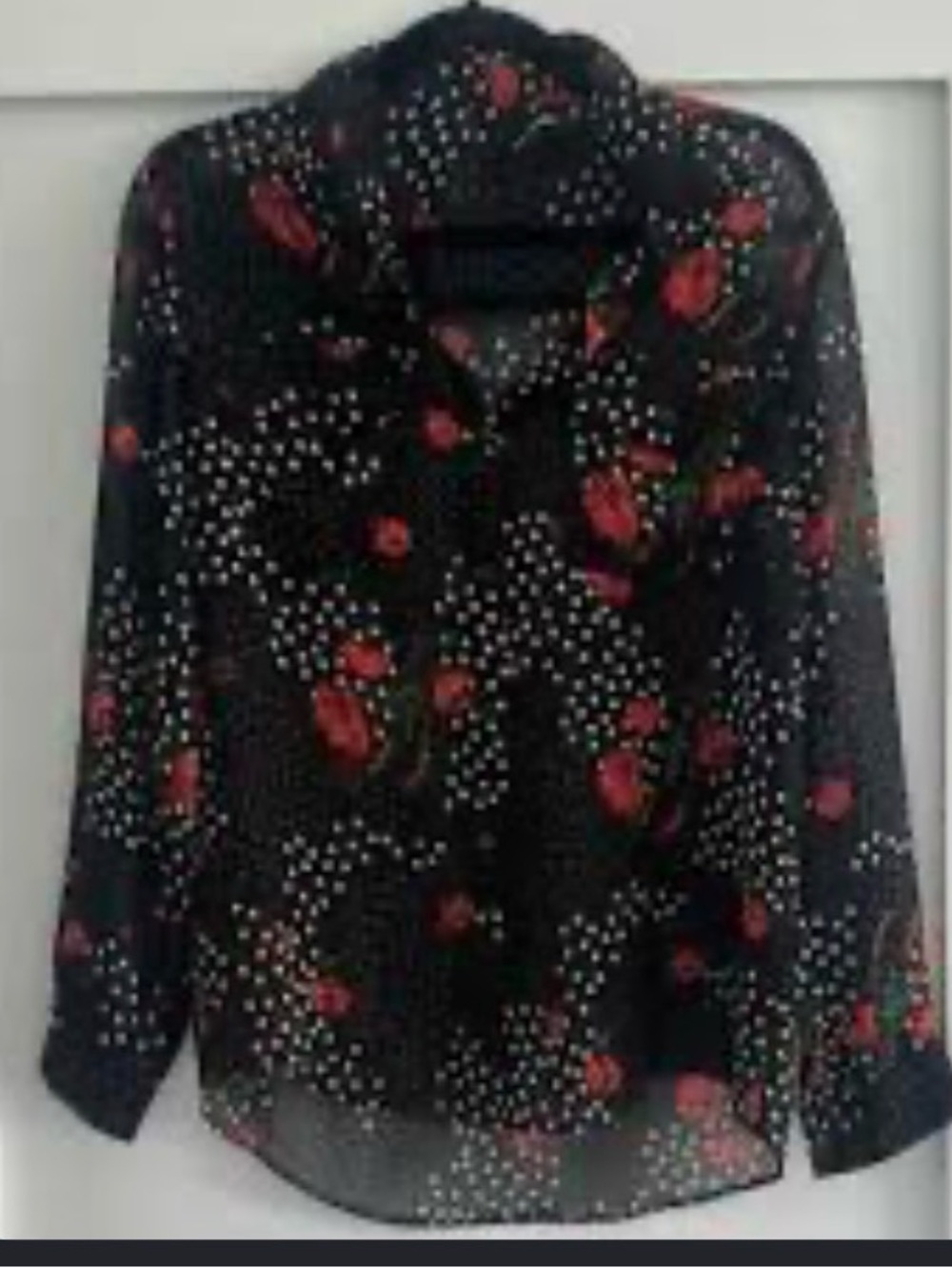 Kooples sheer blouse size 2